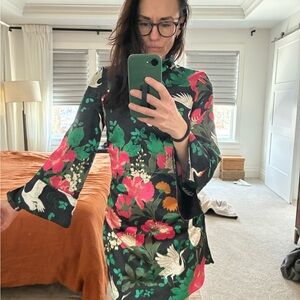 Zara Chinese Style Mini Dress